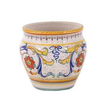 Planter - decor Raffaellesco by L'Antica Deruta - view 2