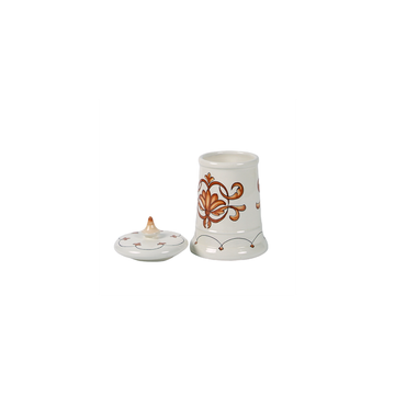 Vase/covered box - decor Natura by L'Antica Deruta - view 3