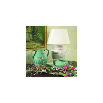 Poutique / Vase - decor Arcaica Green by L'Antica Deruta - view 3