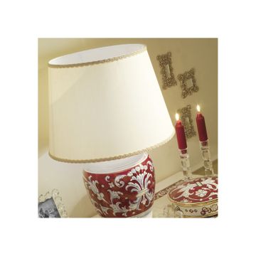 Lamp with shade - decor Lustro Rubino - Gold by L'Antica Deruta - view 2