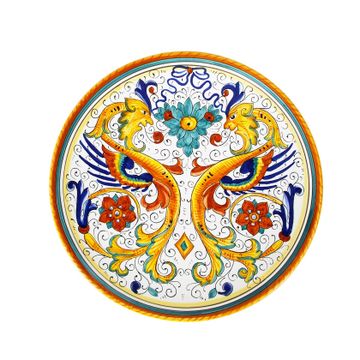 Wall plate - decor Raffaellesco by L'Antica Deruta - view 2