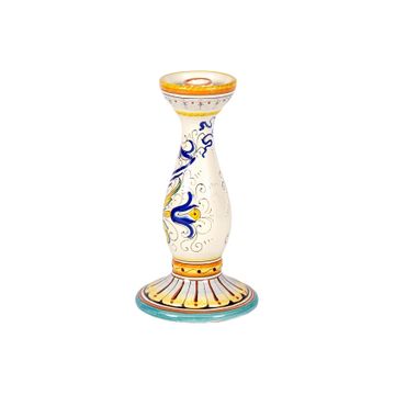 Candleholder - decoro Raffaellesco by L'Antica Deruta - view 3