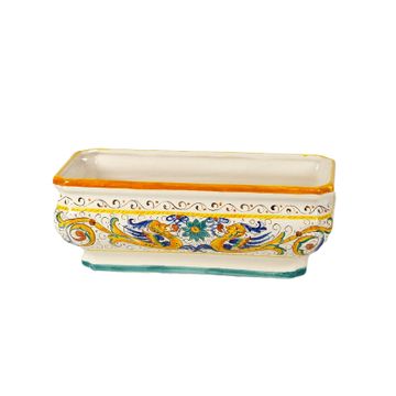 Planter (outlet)- decor Raffaellesco by L'Antica Deruta - view 3