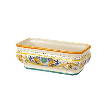 Planter (outlet)- decor Raffaellesco by L'Antica Deruta - view 2