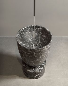 Arcadia Pedestal bathroom marble sink by Antoniolupi - view 3
