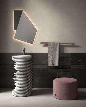 Rigo electric aluminum bathroom towel warmer by Antoniolupi - view 2