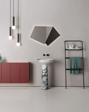 Ago185 Round Freestanding Bathroom Sink design by Antoniolupi - view 2