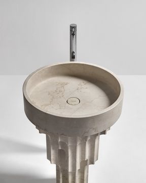 CARSICO: A Unique Hand-Carved Marble Sink by Antoniolupi - view 4