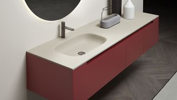 Nuvola sink integrated in the top by Antoniolupi - view 3