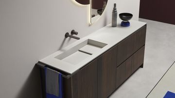 Podio single or double washbasin by Antoniolupi - view 2