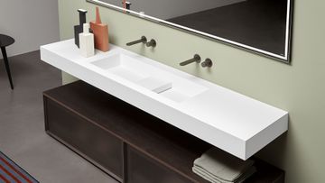 Podio single or double washbasin by Antoniolupi - view 3