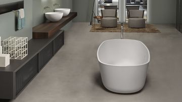 Baia bathtub in Cristalplant and marble by Antoniolupi - view 8