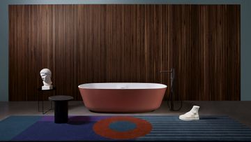 Baia bathtub in Cristalplant and marble by Antoniolupi - view 6