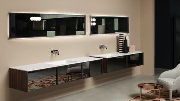 Bespoke bathroom mirror by Antoniolupi - view 2