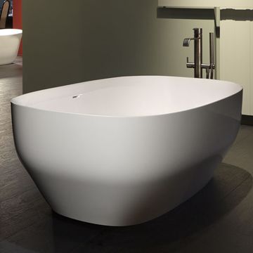 Ago oval bathtub in Cristalplant by Antoniolupi - view 8