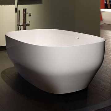Ago oval bathtub in Cristalplant by Antoniolupi - view 7