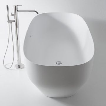 Ago oval bathtub in Cristalplant by Antoniolupi - view 4