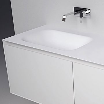 Segno washbasin integrated in the top by Antoniolupi - view 5
