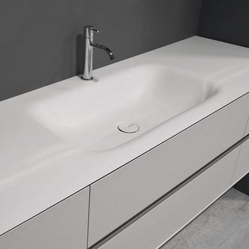 Segno washbasin integrated in the top by Antoniolupi - view 2