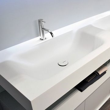 Segno washbasin integrated in the top by Antoniolupi - view 4