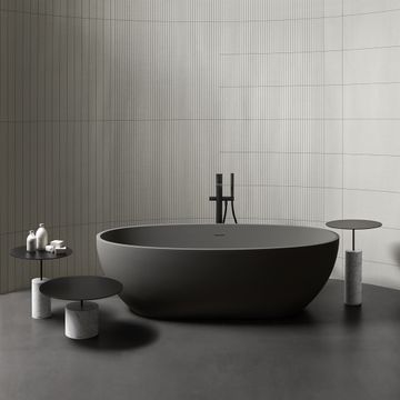 Bivio marble coffee table for bathroom or living area by Antoniolupi - view 3