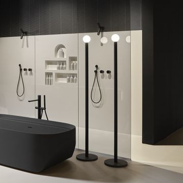 Apollo modern design lamp in lacquered brass by Antoniolupi - view 9