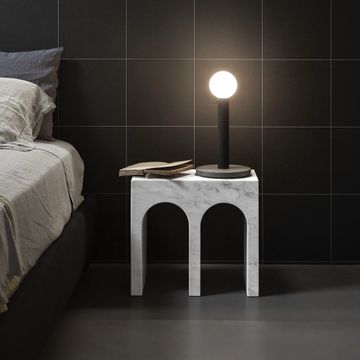 Apollo modern design lamp in lacquered brass by Antoniolupi - view 2