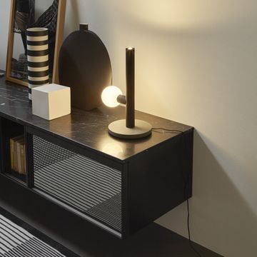 Apollo modern design lamp in lacquered brass by Antoniolupi - view 4