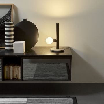 Apollo modern design lamp in lacquered brass by Antoniolupi - view 5