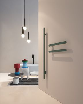 Rigo electric aluminum bathroom towel warmer by Antoniolupi - view 3