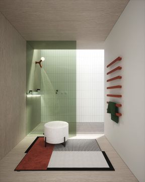 Rigo electric aluminum bathroom towel warmer by Antoniolupi - view 7