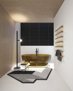 Rigo electric aluminum bathroom towel warmer by Antoniolupi - view 8