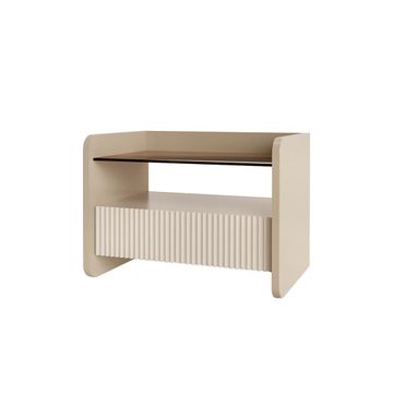 DORIS BEDSIDE TABLE by ANA ROQUE INTERIORS