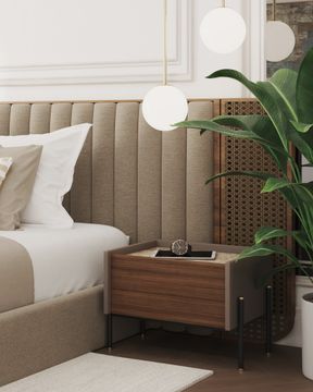 ELLIOT BEDSIDE TABLE by ANA ROQUE INTERIORS - view 2