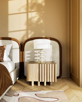 FLECK BEDSIDE TABLE by ANA ROQUE INTERIORS - view 2