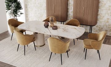 MALALA DINING TABLE by ANA ROQUE INTERIORS - view 2