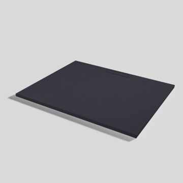 Shower tray Kos Slate Negro Rectangular 120x100 by Acquabella