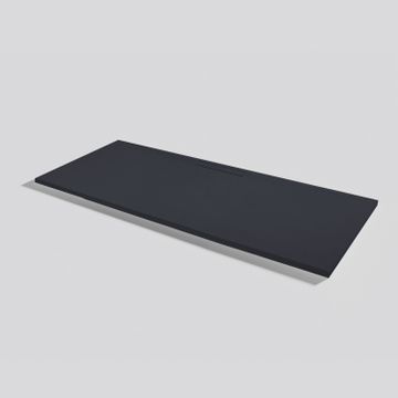 Shower tray Kos Slate Negro Rectangular 180x70 by Acquabella