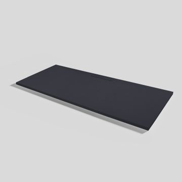 Shower tray Kos Slate Negro Rectangular 180x80 by Acquabella
