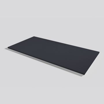 Shower tray Kos Slate Negro Rectangular 200x100 by Acquabella
