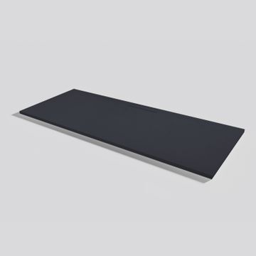 Shower tray Kos Slate Negro Rectangular 200x80 by Acquabella