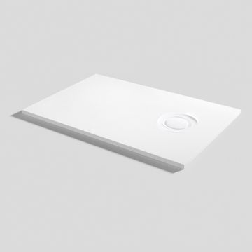 Acqua Zero Shower tray Blanco Rectangular 120x80 by Acquabella