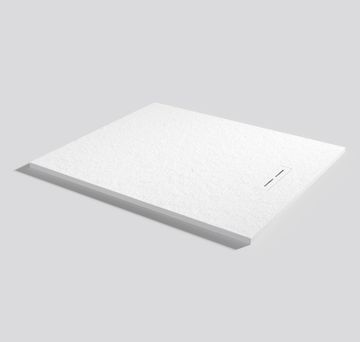 Shower tray Alma Slate Blanco Rectangular 120x100 by Acquabella