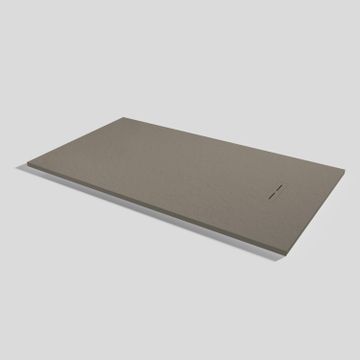 Shower tray Alma Slate Fango Rectangular 180x100 by Acquabella