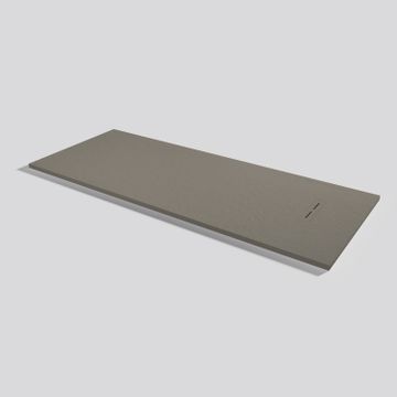 Shower tray Alma Slate Fango Rectangular 200x80 by Acquabella