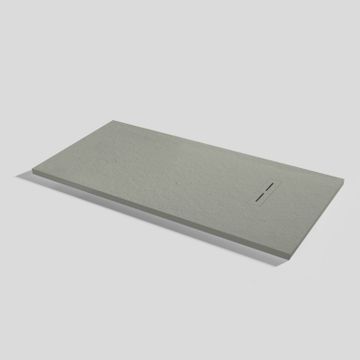 Shower tray Alma Slate Grey Rectangular 140x70 by Acquabella