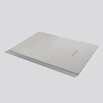 Shower tray Alma Slate Marfil Rectangular 140x100 by Acquabella