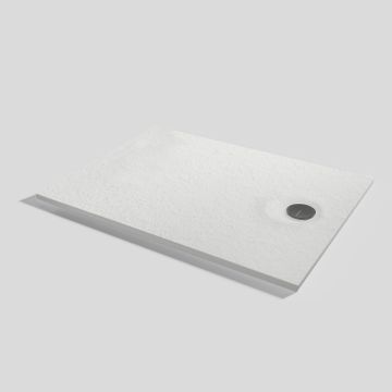 Livo Slate Shower tray Nacar Rectangular 140x100 by Acquabella