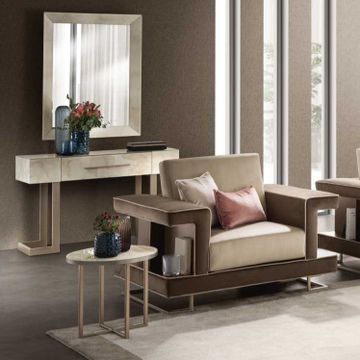 Luce Light Console table / Dressing table cabinet / Desk by ADORA - view 3