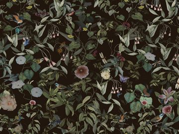 THE GLORIOUS GARDEN  / Art. floreale liberty-chocolate by AGENA - view 7